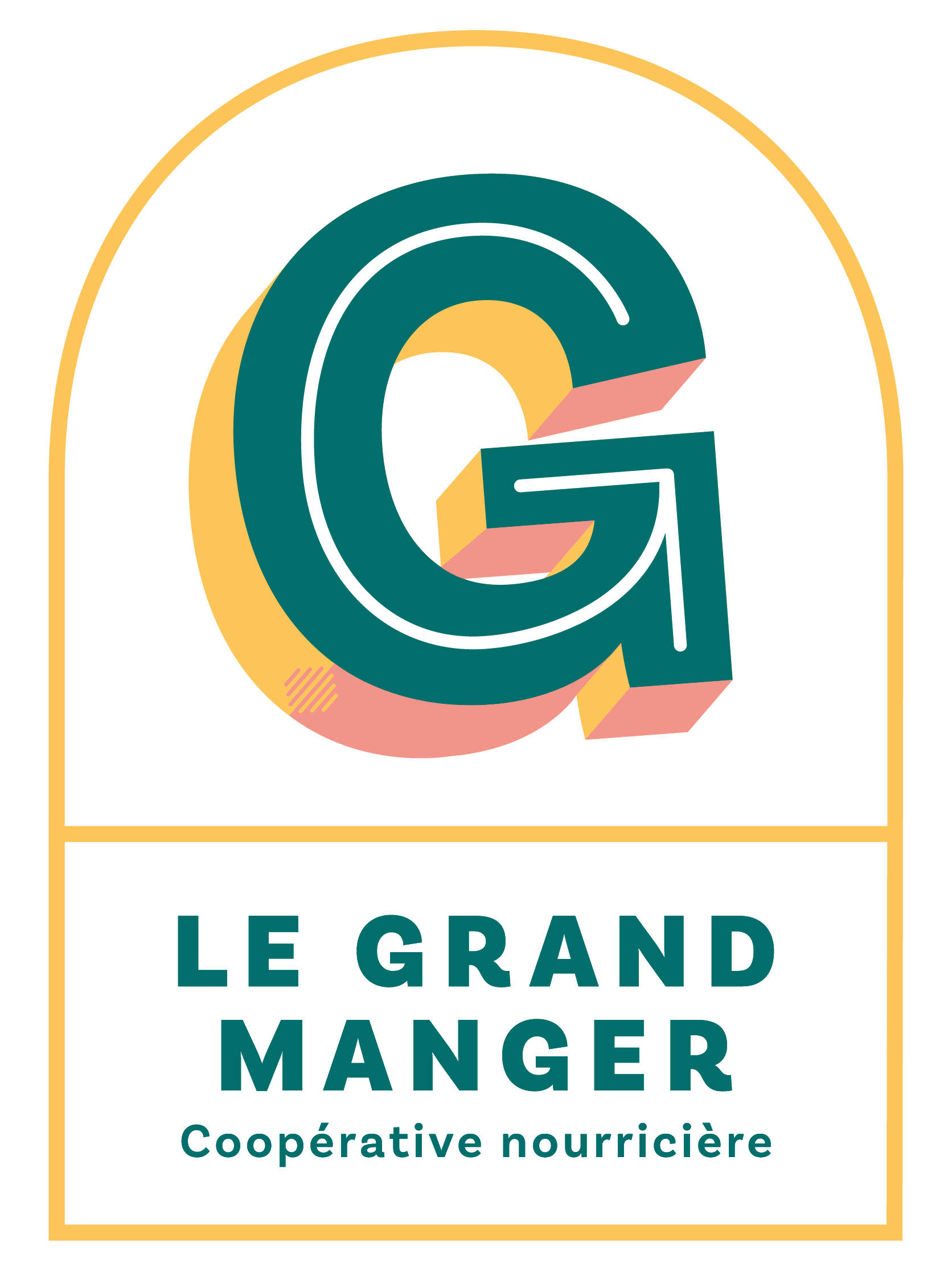 logo borne kilometrique le grand manger